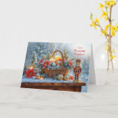 Nachbar oder Nachbar Weihnachtsfeiertag Karte (Gelbe Blume)