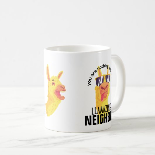 NACHBARFUNNY Sie sind nichts Kurz von Phantastisch Kaffeetasse (VorderseiteRechts)