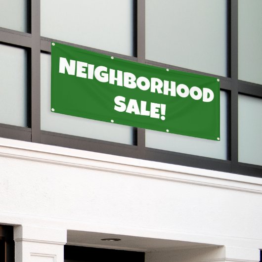 NACHBARHOOD VERKAUF! Banner (Äußeres Gebäude)