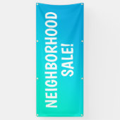 NACHBARHOOD VERKAUF! Vinyl Banner (Vertikal)