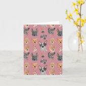 Nachbarhunde Karte (Gelbe Blume)