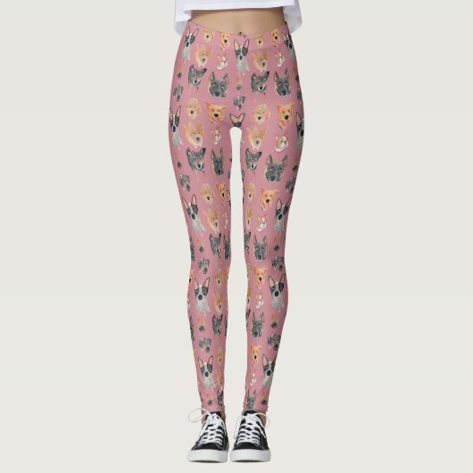 Nachbarhunde Leggings (Vorderseite)