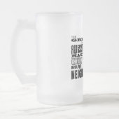 Nachbarn: Bestster Nachbar Mattglas Bierglas (Links)