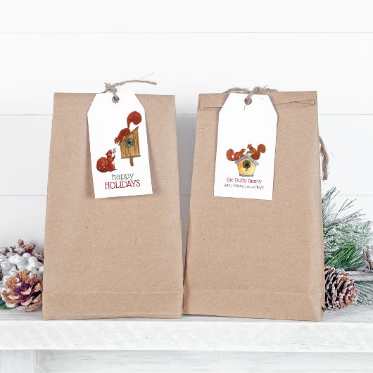 Nachbarn Holiday Eichhörnchen Geschenkanhänger