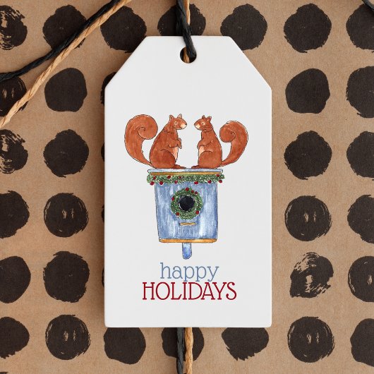 Nachbarn Holiday Eichhörnchen Geschenkanhänger