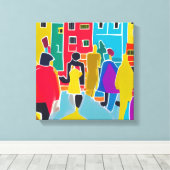 Nachbarn Leinwanddruck (Insitu (Holzboden))