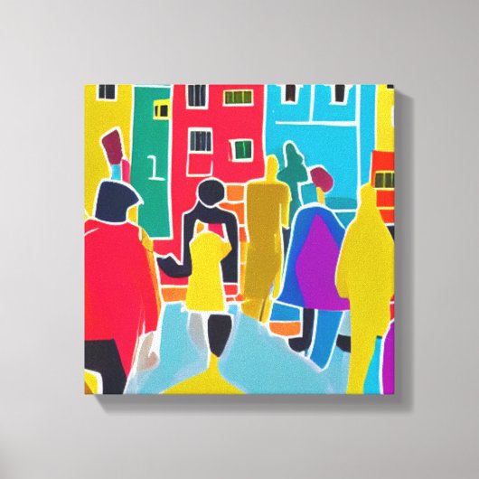 Nachbarn Leinwanddruck (Vorderseite)