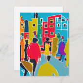 Nachbarn Mitteilungskarte (Vorne/Hinten)