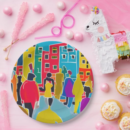 Nachbarn Pappteller (Party)