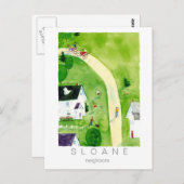 Nachbarn Postkarte (Vorne/Hinten)