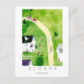 Nachbarn Postkarte (Vorderseite)