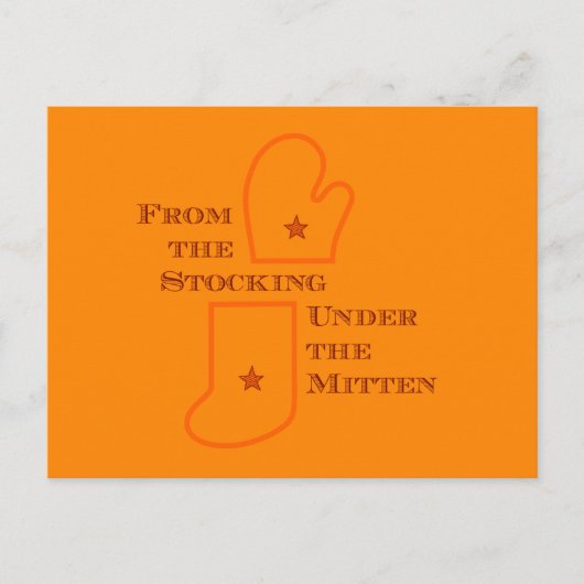 Nachbarn sagen Hi Postkarte (Vorderseite)