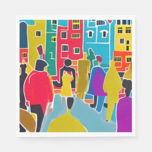 Nachbarn Serviette (Vorderseite)