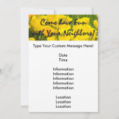 Nachbarschaft Block Party! Einladungen (Rückseite)