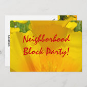 Nachbarschaft Block Party! Einladungen (Vorne/Hinten)