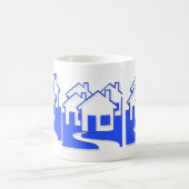 Nachbarschaft der Haus-Tasse Kaffeetasse (Mittel)