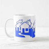 Nachbarschaft der Haus-Tasse Kaffeetasse (Links)