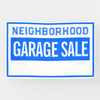 Nachbarschaft-Garagenverkauf-Banner 0,76m X 1,22m