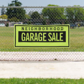 Nachbarschaft-Garagenverkauf-Banner 76 cm X 183 cm Banner (Insitu)