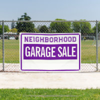 Nachbarschaft-Garagenverkauf-Banner