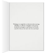 Nachbarschaft Geburtstag mit Blume (Innen (Rechts))