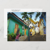 Nachbarschaft Las Peñas, Guayaquil, Ecuador Postkarte (Vorne/Hinten)