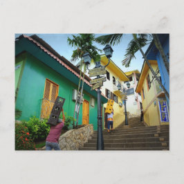 Nachbarschaft Las Peñas, Guayaquil, Ecuador Postkarte