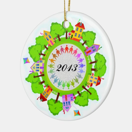 Nachbarschaft / Lehrer - SRF Keramikornament (Links)