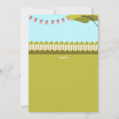 Nachbarschaft Patriotisches Party Einladung (Rückseite)