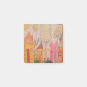 Nachbarschaft skurril post-it klebezettel (Vorderseite)