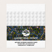 Nachbarschaft | Vogelaugen Visitenkarten (Außenseite Aufgefaltet)