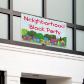 Nachbarschafts-Block-Party Banner (Äußeres Gebäude)