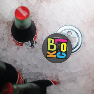 Nachbarschafts-Blockparty im Retro-Stil für die Na Flaschenöffner