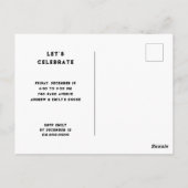 Nachbarschafts-Feiertag Postkarte (Rückseite)