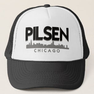 Nachbarschafts-Hut Pilsens Chicago Truckerkappe