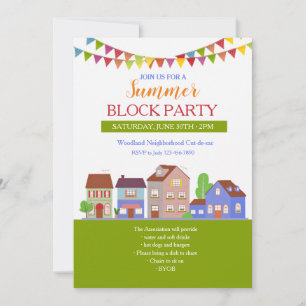 Nachbarschafts-Party Einladung