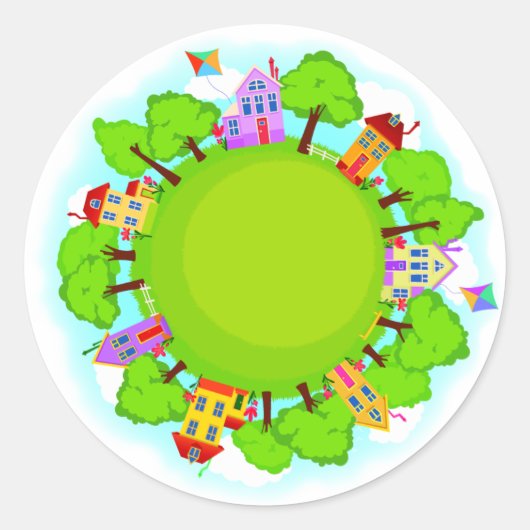 Nachbarschaftsaufkleber - SRF Runder Aufkleber (Vorderseite)