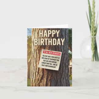 Nachbarschaftsbaumweisheit Karte