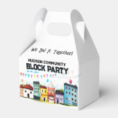 Nachbarschaftsblock-Party Geschenkschachtel (Vorderseite)