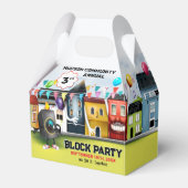 Nachbarschaftsblock-Party Geschenkschachtel (Vorderseite)