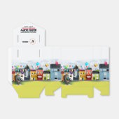 Nachbarschaftsblock-Party Geschenkschachtel (Ungefaltet)