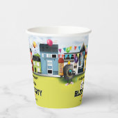 Nachbarschaftsblock-Party Pappbecher (Links)