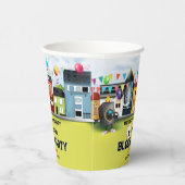 Nachbarschaftsblock-Party Pappbecher (Rechts)