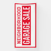 Nachbarschaftsgarage Verkauf Banner (Vertikal)