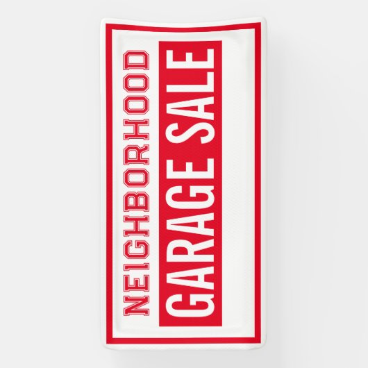 Nachbarschaftsgarage Verkauf Banner (Vertikal)