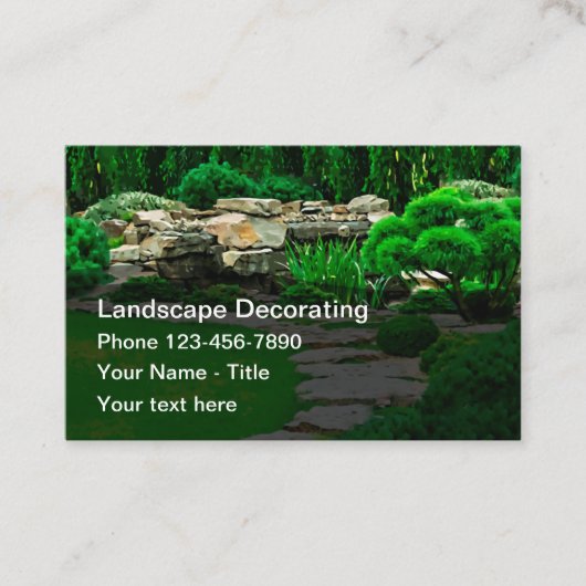 Nachbarschaftslandschaften Visitenkarte (Vorderseite)