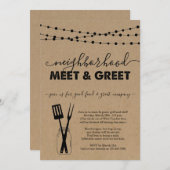 Nachbarschaftstreffen und Einladung (Vorne/Hinten)