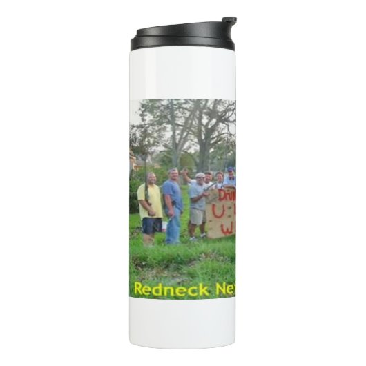 Nachbarschaftswache Thermal Tumbler Thermosbecher (Nach links gedreht)