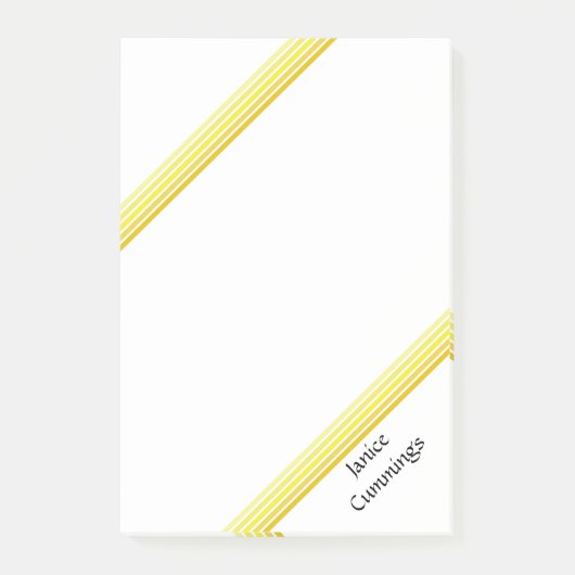 Nachbemerke - Gelbfärbung Post-it Klebezettel (Vorderseite)