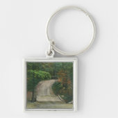 Nachbildung der letzten Brücke von Gen Burgoyne Schlüsselanhänger (Vorne)